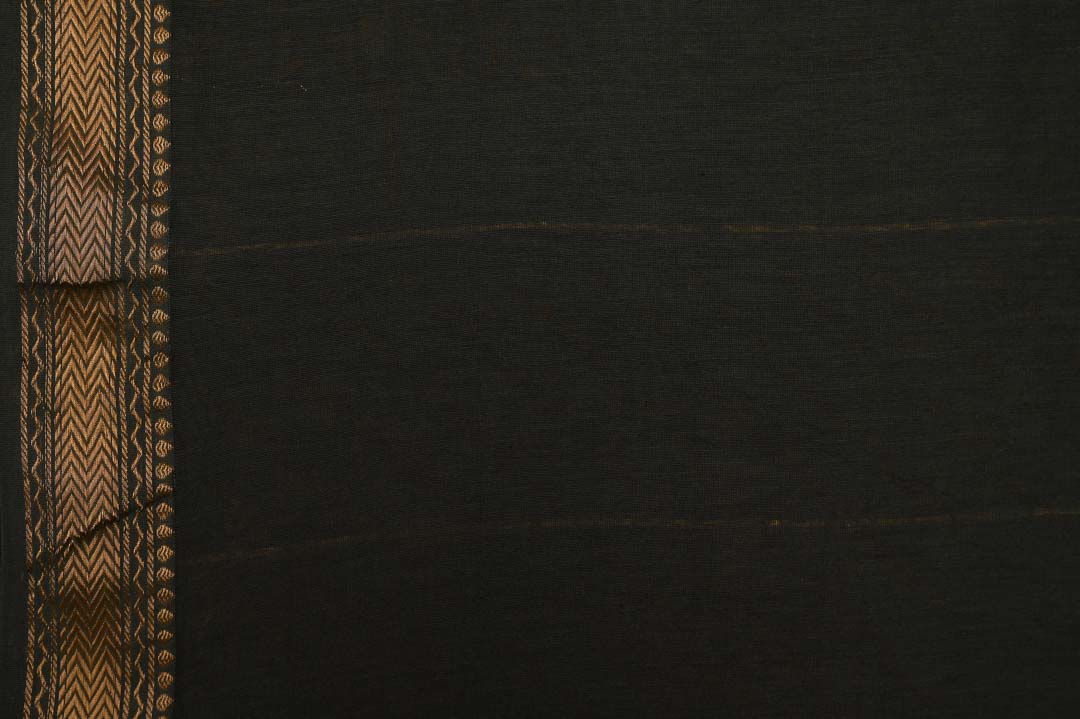 Charcoal Brown Maheshwari Art Silk Saree