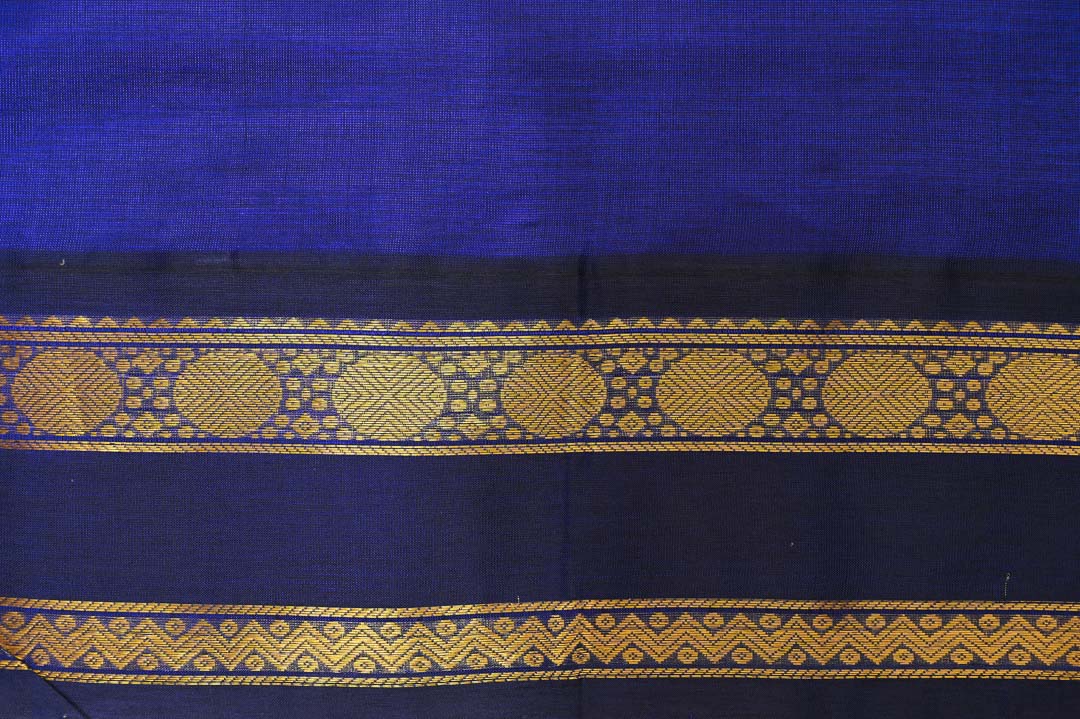 Rosapoo Manjal Kattam Silk Cotton Saree